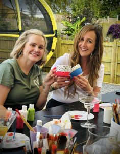 Krafty Ceramics, ceramic parties Westbury, Trowbridge, Warminster, Frome, Bradford-on-Avon, Bristol, Bath, ceramic painting parties, hen do, corporate events, pottery painting party