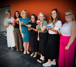 Krafty Ceramics, ceramic parties Westbury, Trowbridge, Warminster, Frome, Bradford-on-Avon, Bristol, Bath, ceramic painting parties, hen do, corporate events, pottery painting party