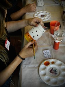 Krafty Ceramics, ceramic parties Westbury, Trowbridge, Warminster, Frome, Bradford-on-Avon, Bristol, Bath, ceramic painting parties, hen do, corporate events, pottery painting party