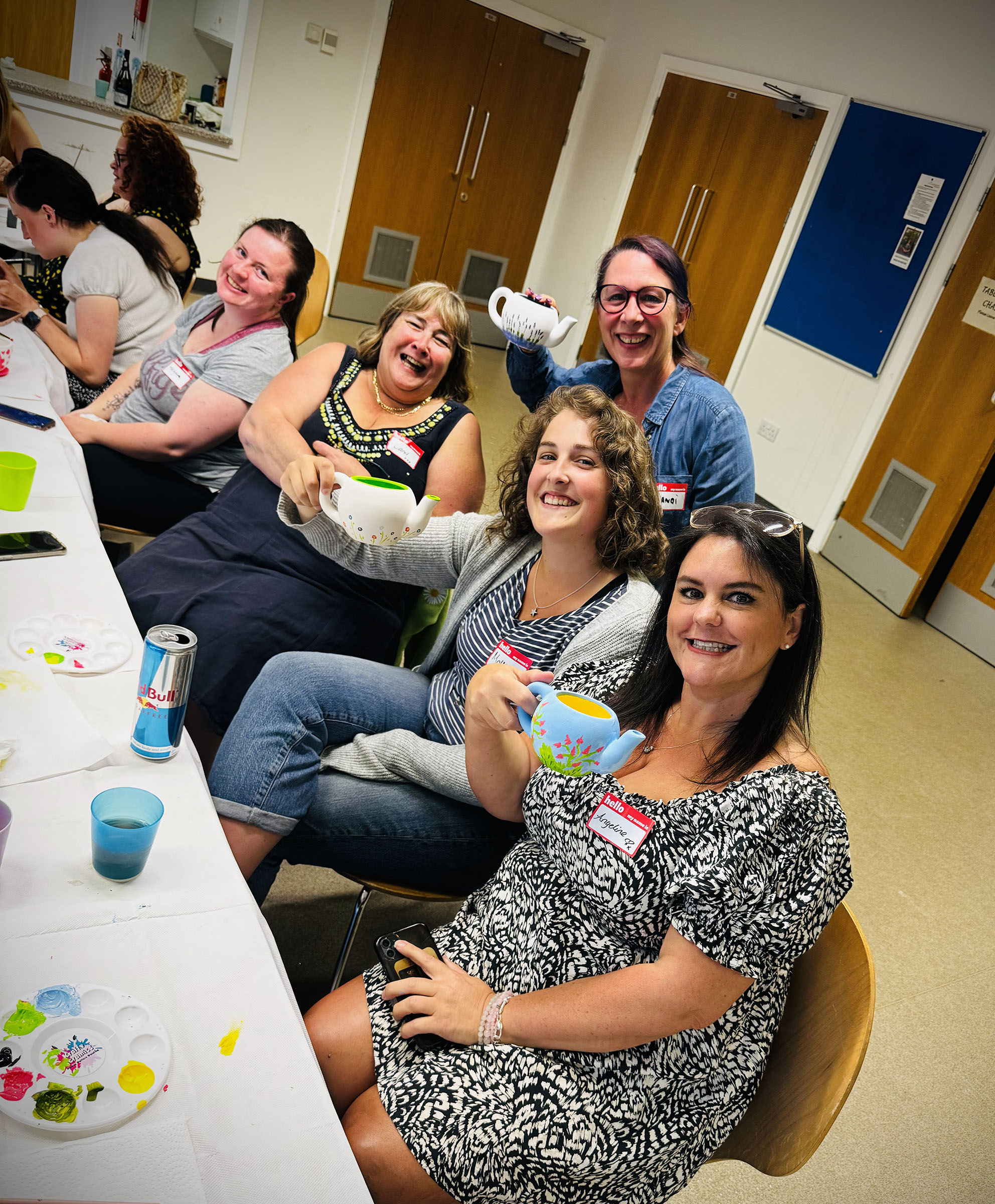 Krafty Ceramics, ceramic parties Westbury, Trowbridge, Warminster, Frome, Bradford-on-Avon, Bristol, Bath, ceramic painting parties, hen do, corporate events, pottery painting party